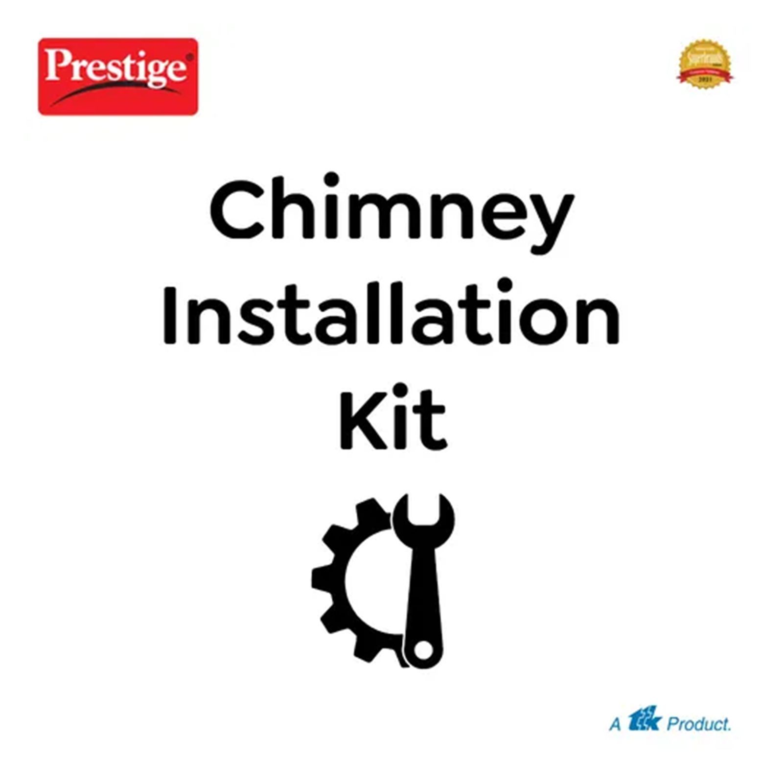 Prestige Installation Kit Aluminum Pipe For Chimneys (Thick & High-Quality, 70681, Silver)_2