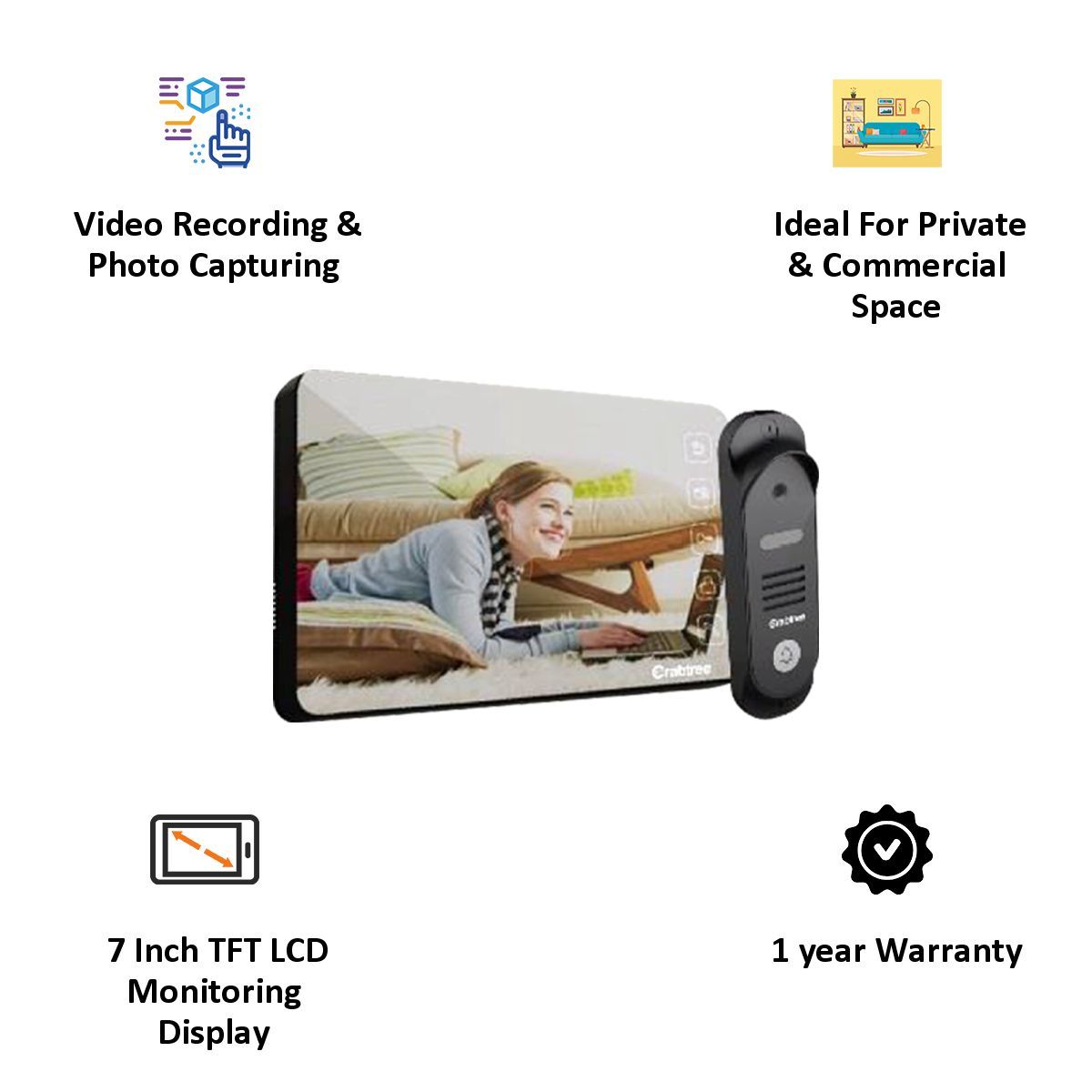 Crabtree Picture Memory VDP Kit (ACSVK003, White) Crabtree Picture Memory VDP Kit (ACSVK003, White)_3