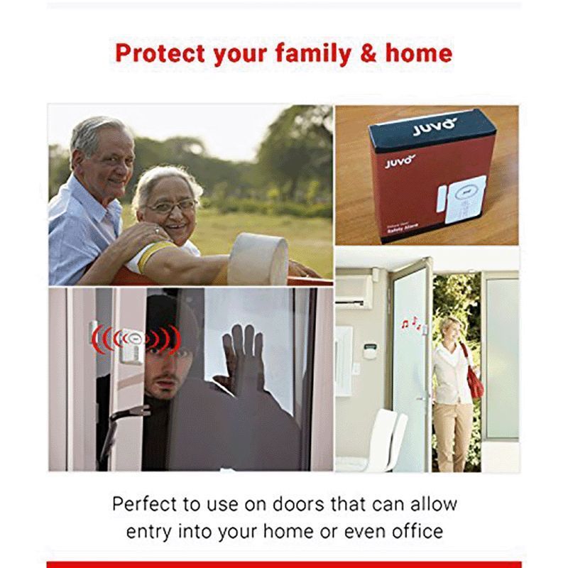 Juvo Wireless Door and Window Alarm (HSB02, White) Juvo Wireless Door and Window Alarm (HSB02, White)_7