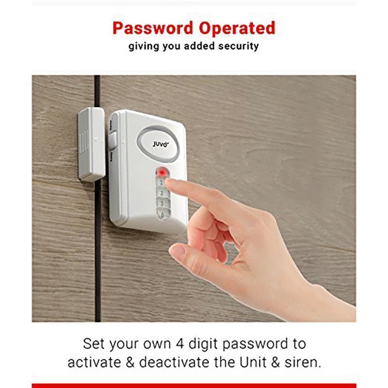 Juvo Wireless Door and Window Alarm (HSB02, White) Juvo Wireless Door and Window Alarm (HSB02, White)_8