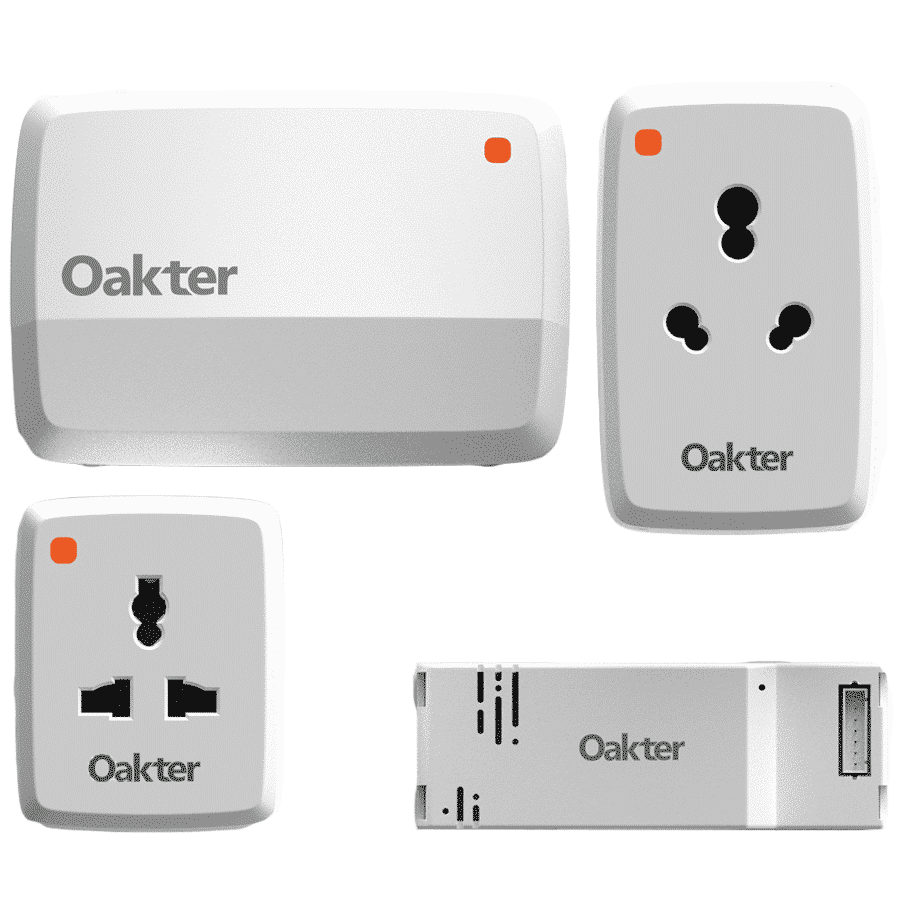 Oakter Alexa & Google Assistant Smart Home Kit For Home Appliances (Voice Control, White) Oakter Alexa & Google Assistant Smart Home Kit For Home Appliances (Voice Control, White)_1