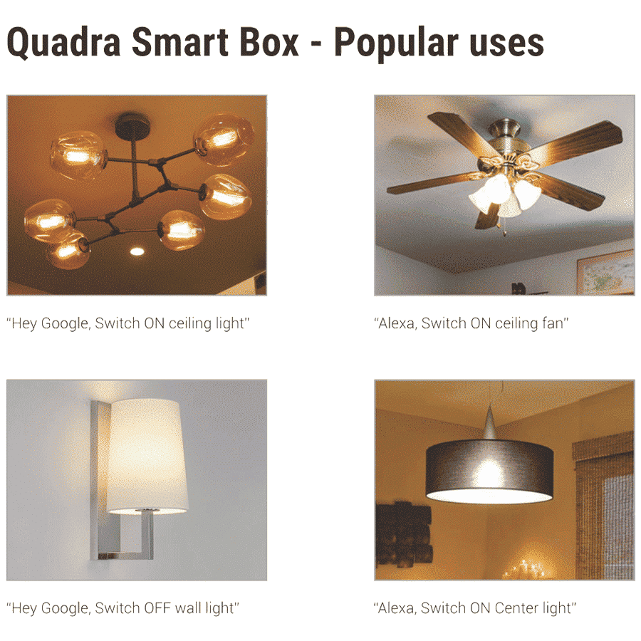 Oakter Alexa & Google Assistant Smart Home Kit For Home Appliances (Voice Control, White) Oakter Alexa & Google Assistant Smart Home Kit For Home Appliances (Voice Control, White)_6