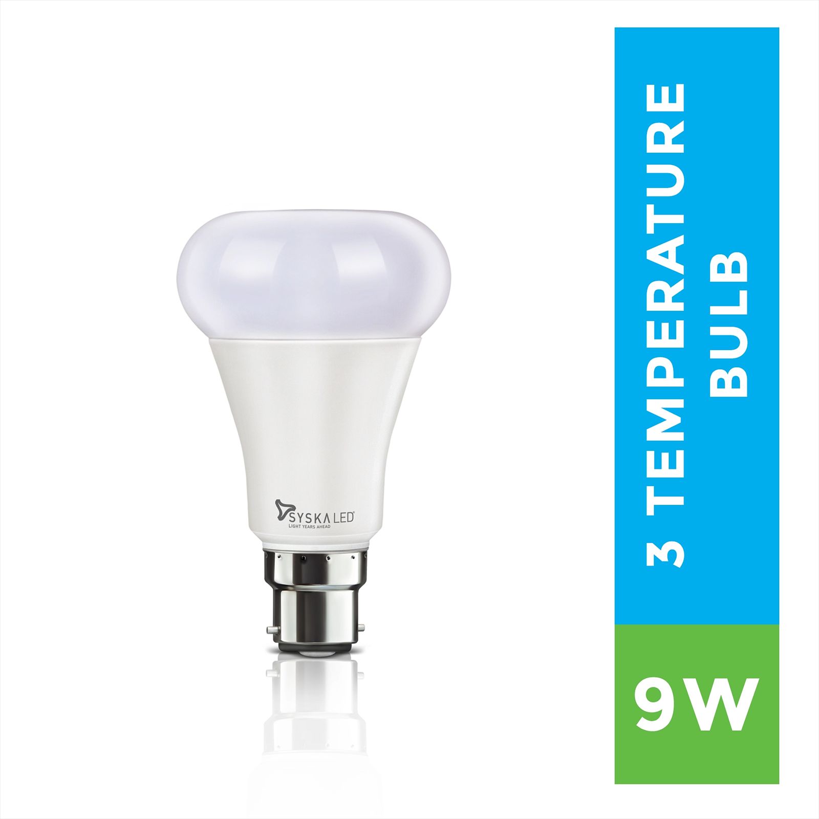 SYSKA Electric Powered 9 Watt Smart LED Bulb (SSKSMWP9WCCTC, White)_4