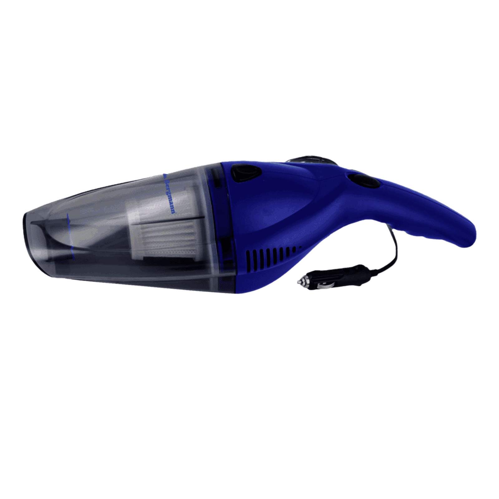 BERGMANN Tornado 60W Car Vacuum Cleaner with Built-in LED Light (Strong Suction Power, Blue)_1