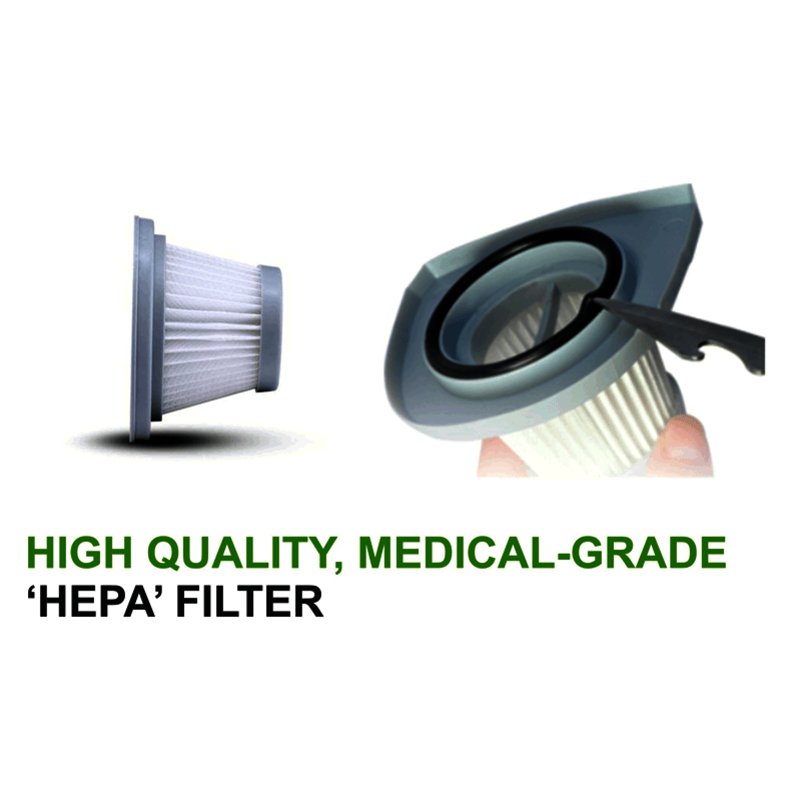 BERGMANN Tornado 60W Car Vacuum Cleaner with Built-in LED Light (Strong Suction Power, Blue)_5