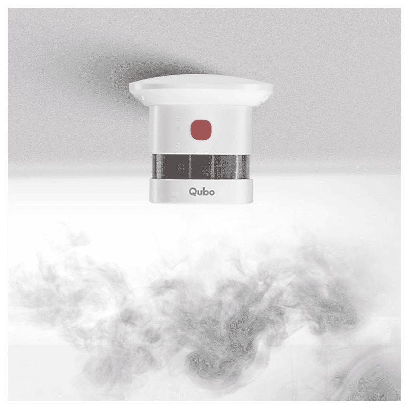 Qubo (Part of Hero Group) Smart Smoke Sensor (HS1SA-E, White)_4