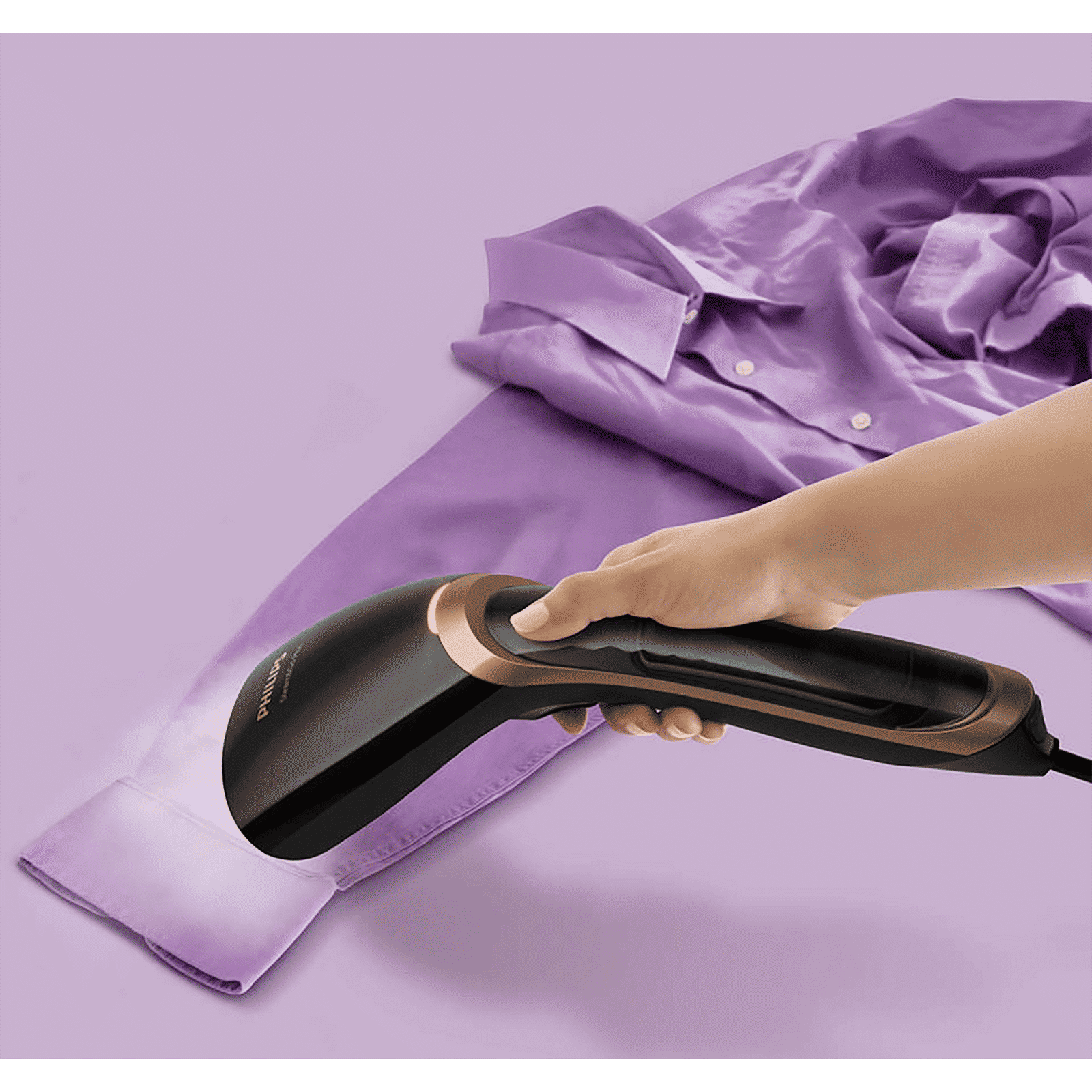 PHILIPS Steam&Go 1300 Watts Handheld Garment Steamer (70ml Water Tank, SmartFlow Technology, Black)_9