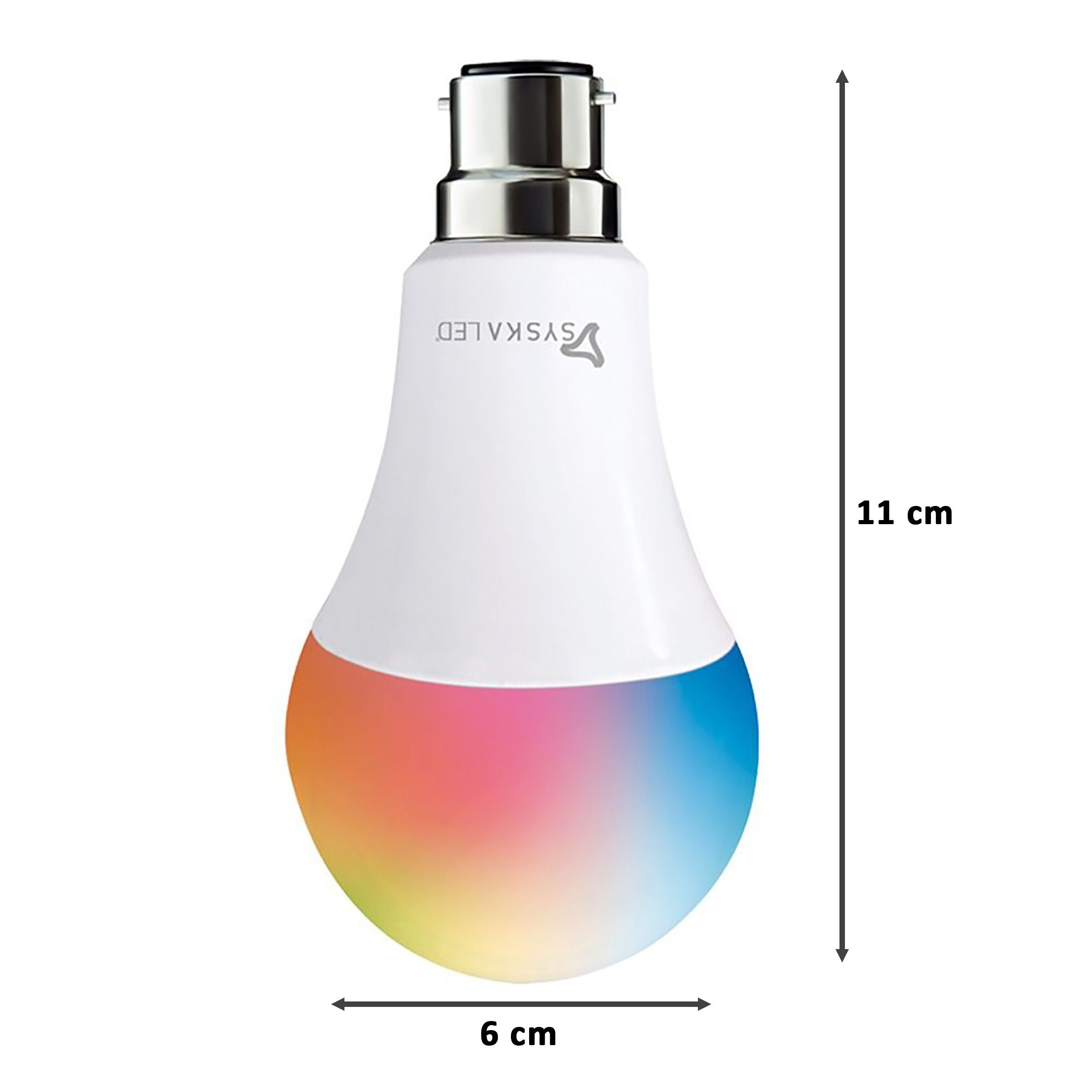 SYSKA 7 Watts Electric Powered LED Bulb (SSK-SMW-7W-C, White)_2