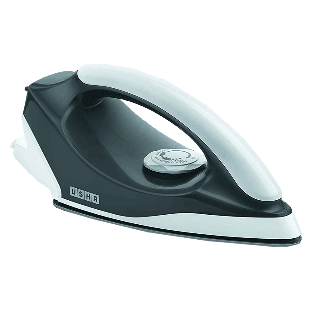 USHA Aurora 1000 Watts Dry Iron (5 Fabric Setting, Grey) USHA Aurora 1000 Watts Dry Iron (5 Fabric Setting, Grey)_6