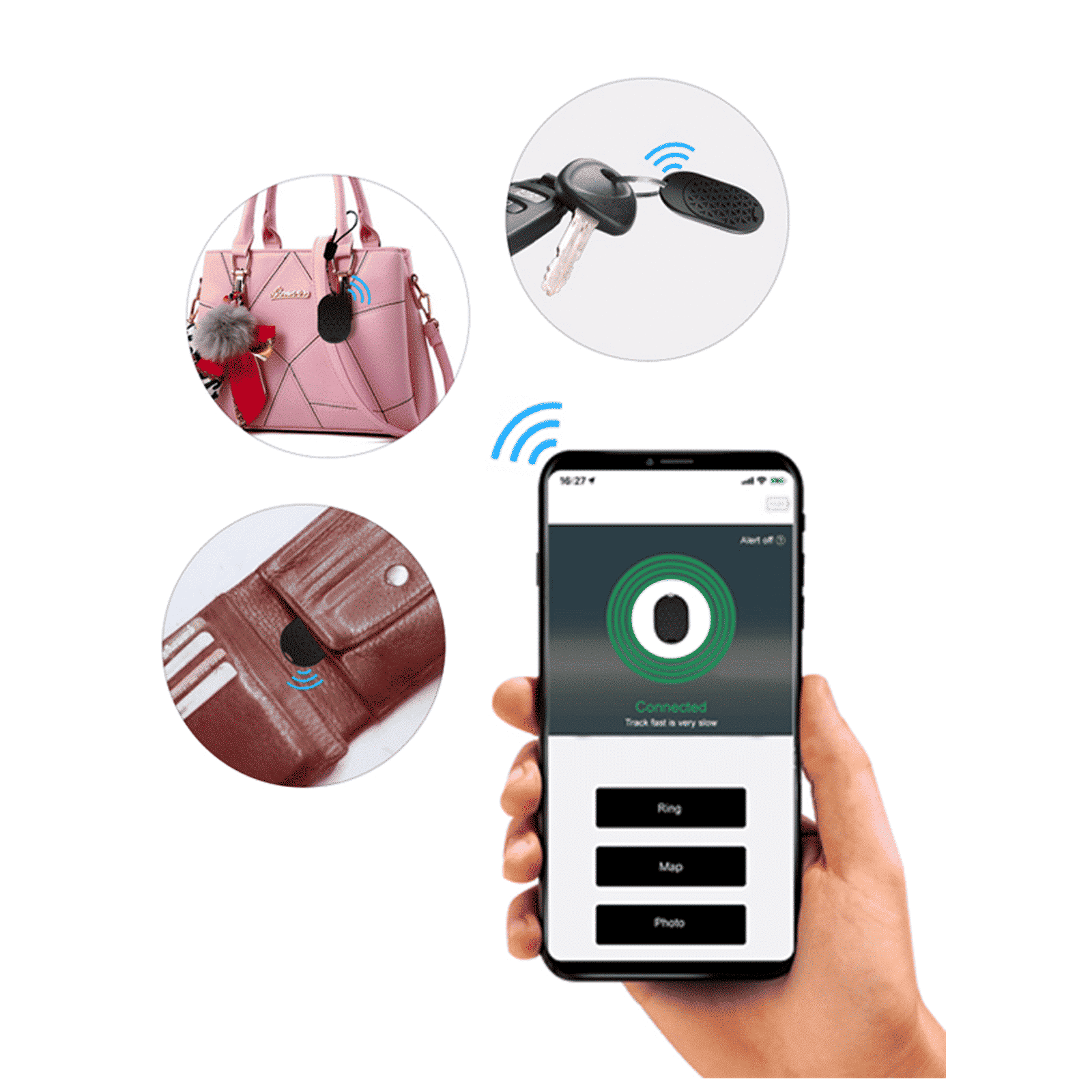 tag8 Dolphin Smart Tracker (GPS Location Tracking, 800022, Black)_6