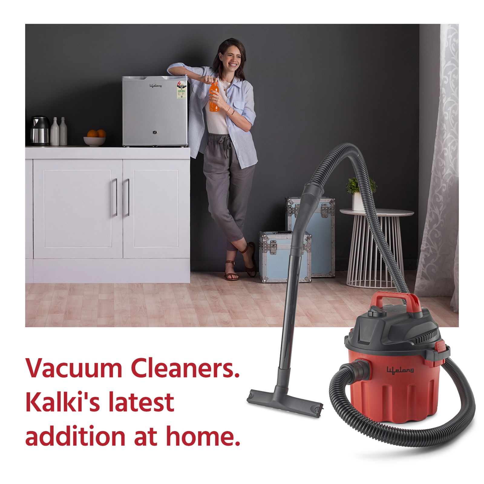 Lifelong Aspire 1000W Wet & Dry Vacuum Cleaner with Turbo Motor (Blower Function, Red & Black)_7