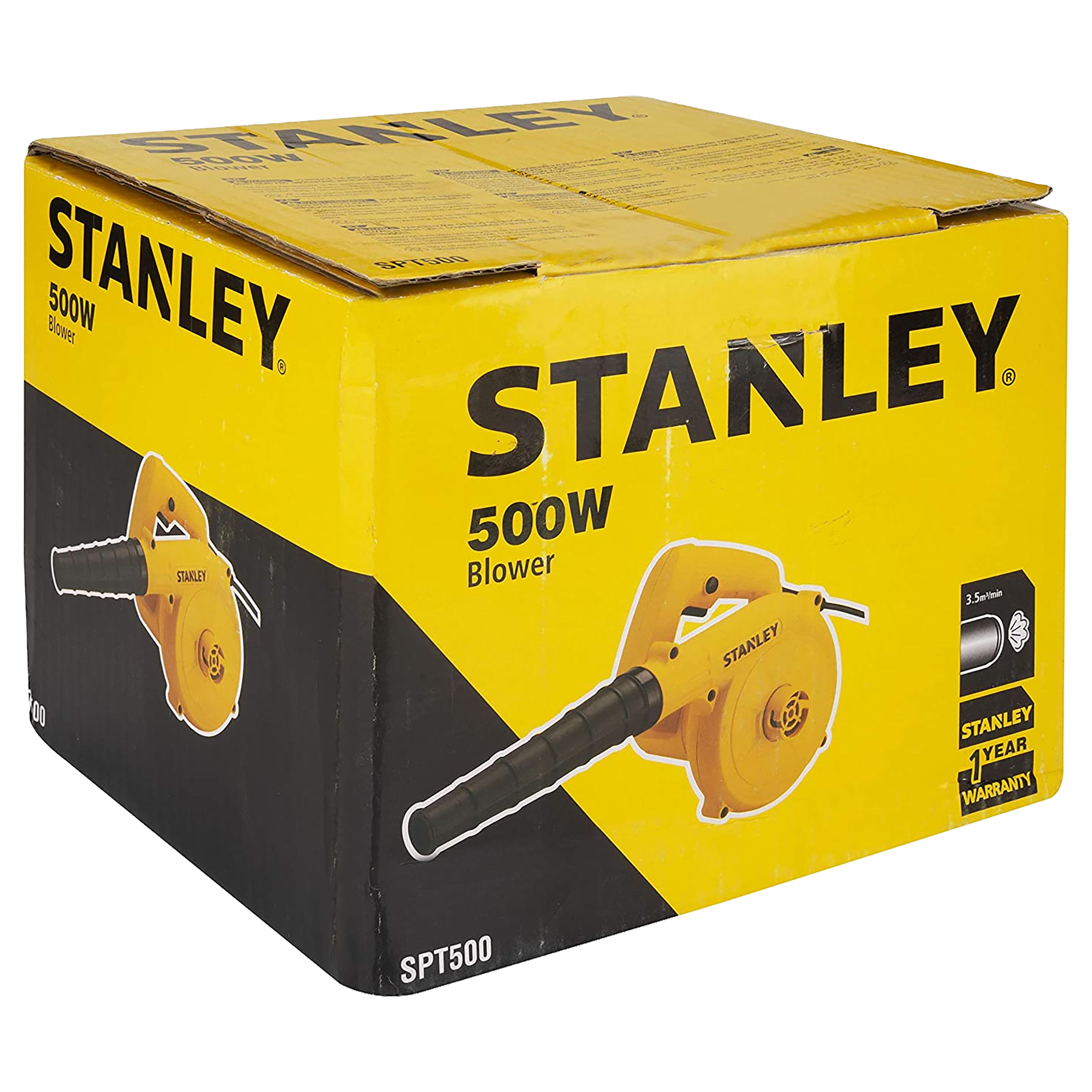 STANLEY SPT500-IN 500 W Air Blower (Optimized Fan Structure, Yellow)_10