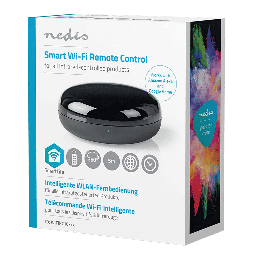 nedis Universal Remote Control For Router Television AC (Programmable, Wi-FiRC10CBK, Black)_6