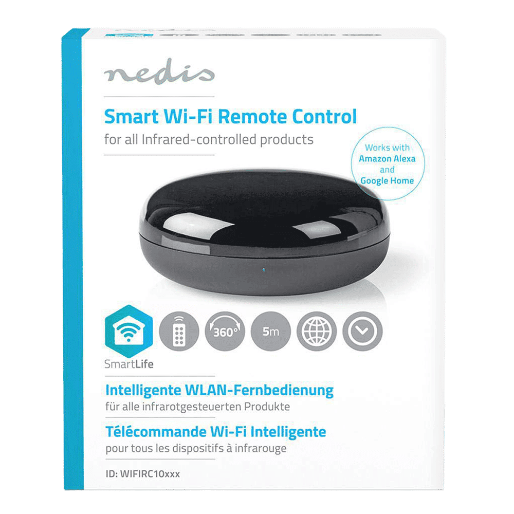 nedis Universal Remote Control For Router Television AC (Programmable, Wi-FiRC10CBK, Black)_7