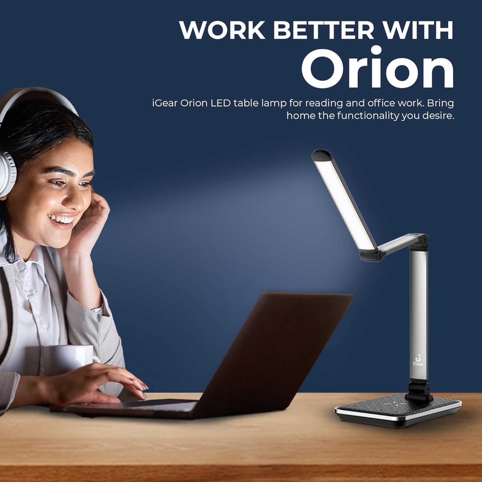 iGear 18 Watts LED Table Lamp (Eyesight Protection, iG-1075, Silver) iGear 18 Watts LED Table Lamp (Eyesight Protection, iG-1075, Silver)_7