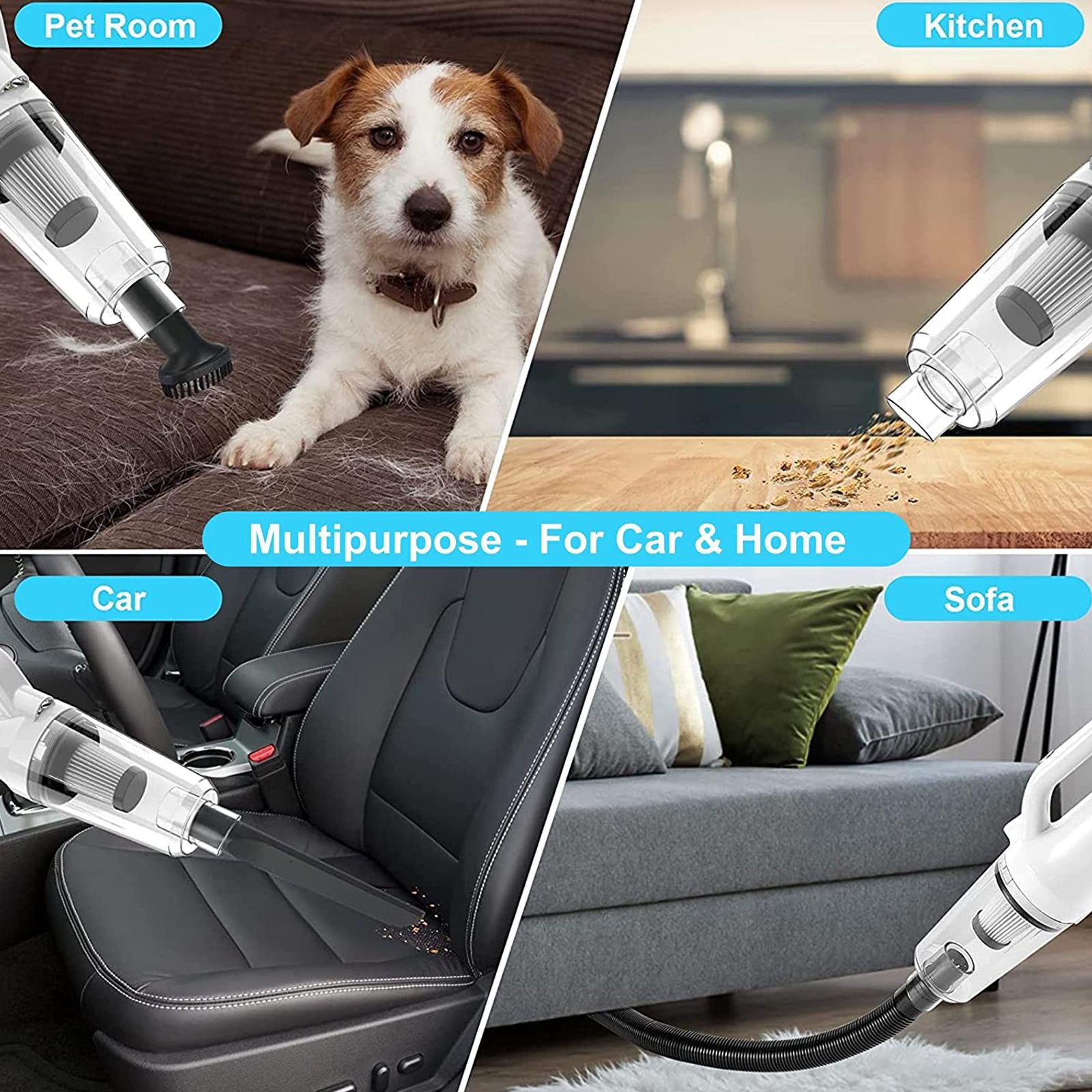 BERGMANN Vector 120W 2-in-1 Cordless Car Vacuum Cleaner with Built-in LED Light (6000 mAh Battery, White) BERGMANN Vector 120W 2-in-1 Cordless Car Vacuum Cleaner with Built-in LED Light (6000 mAh Battery, White)_6