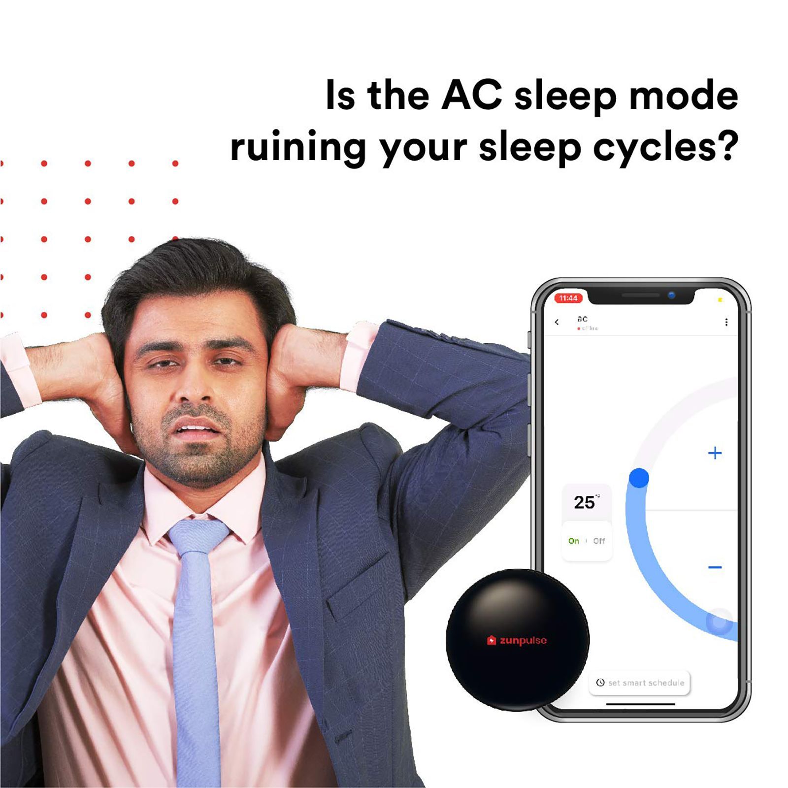 zunpulse Smart Remote Control For Air Conditioner (Wi-Fi Enabled IoT Control, ZUNSACR, Black) zunpulse Smart Remote Control For Air Conditioner (Wi-Fi Enabled IoT Control, ZUNSACR, Black)_6