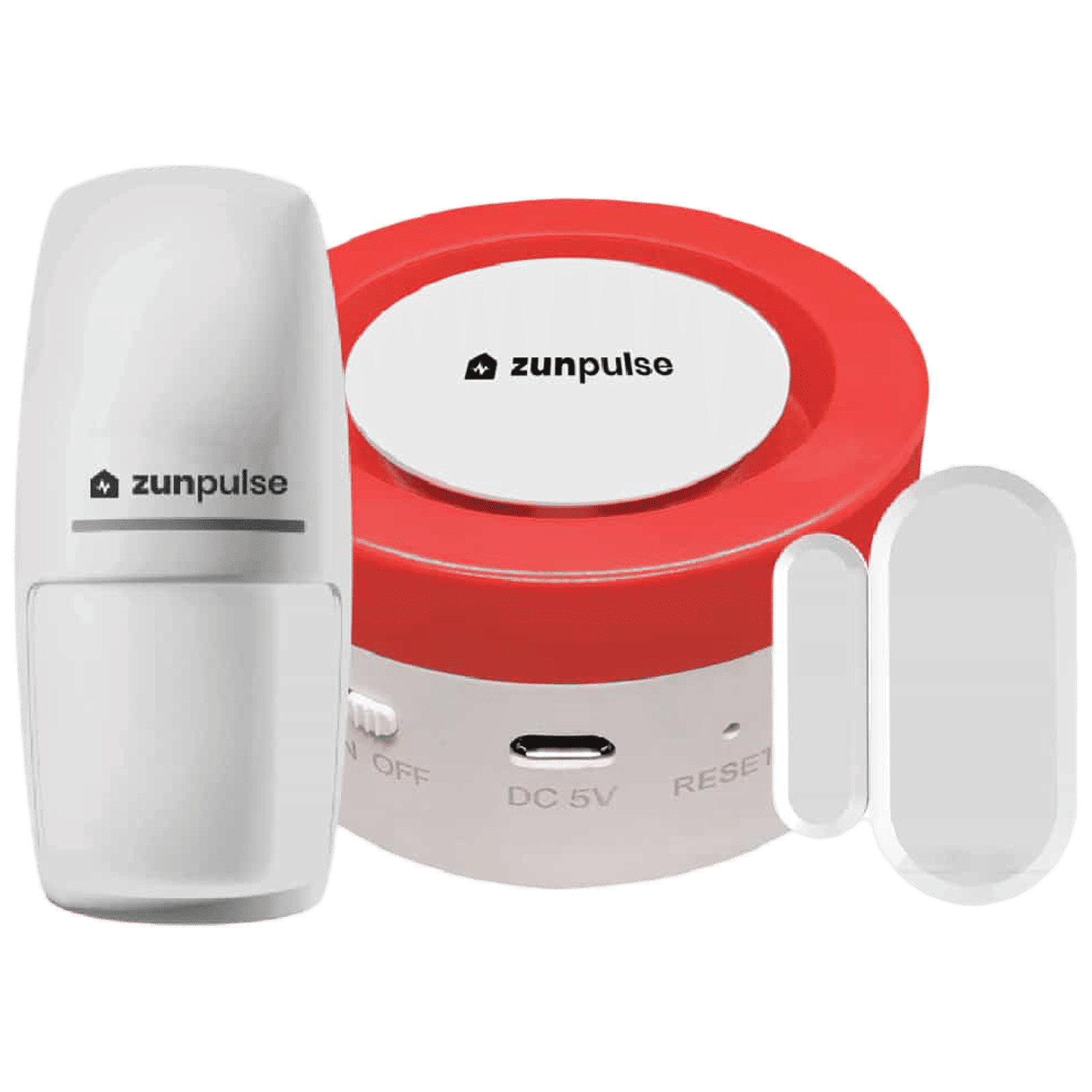 zunpulse Personal Safety Alarm (40 dB, Door Sensor, ZUNSSEC, White)_1