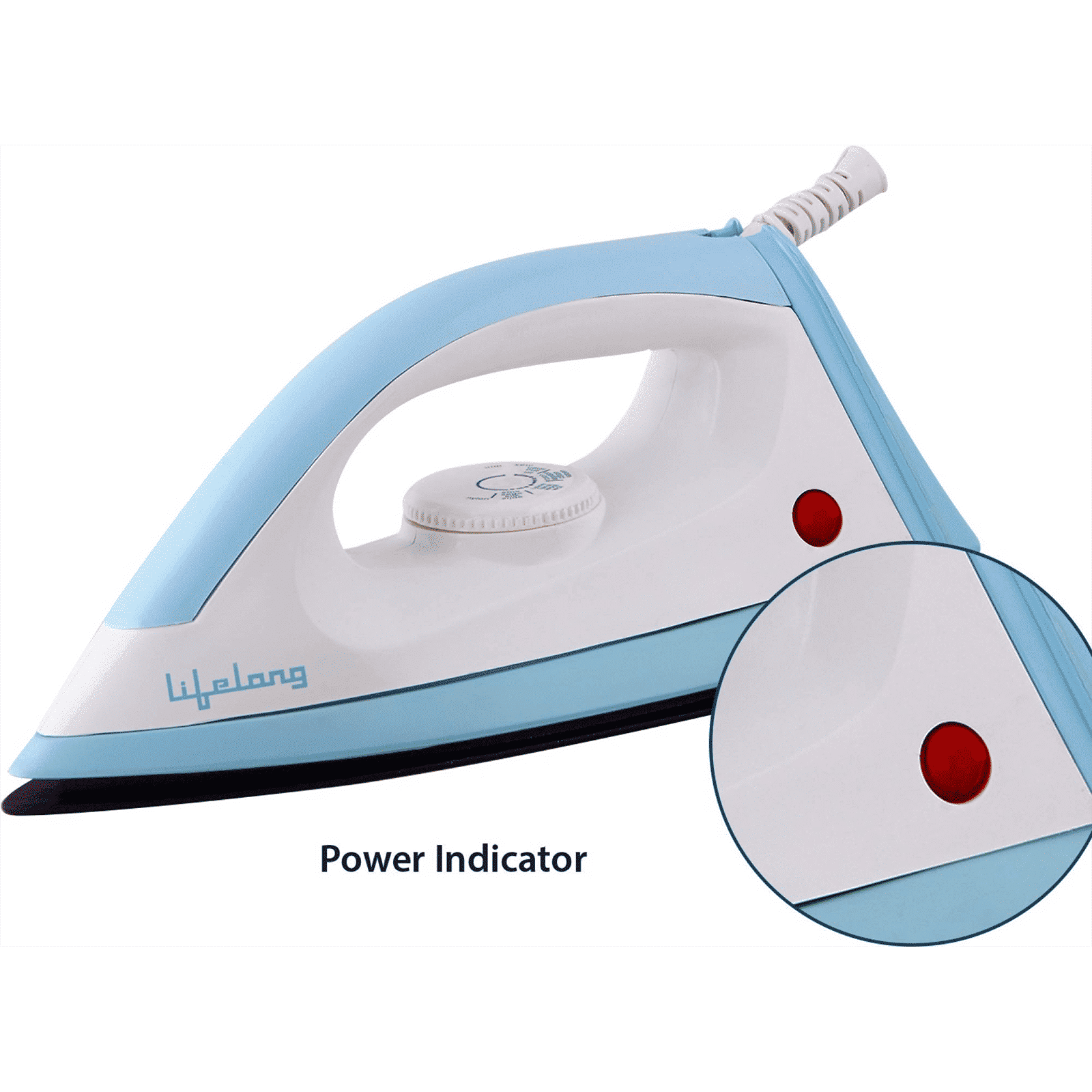 Lifelong LLDI10 1100 Watts Dry Iron (Thermostatic Control, Blue)_7