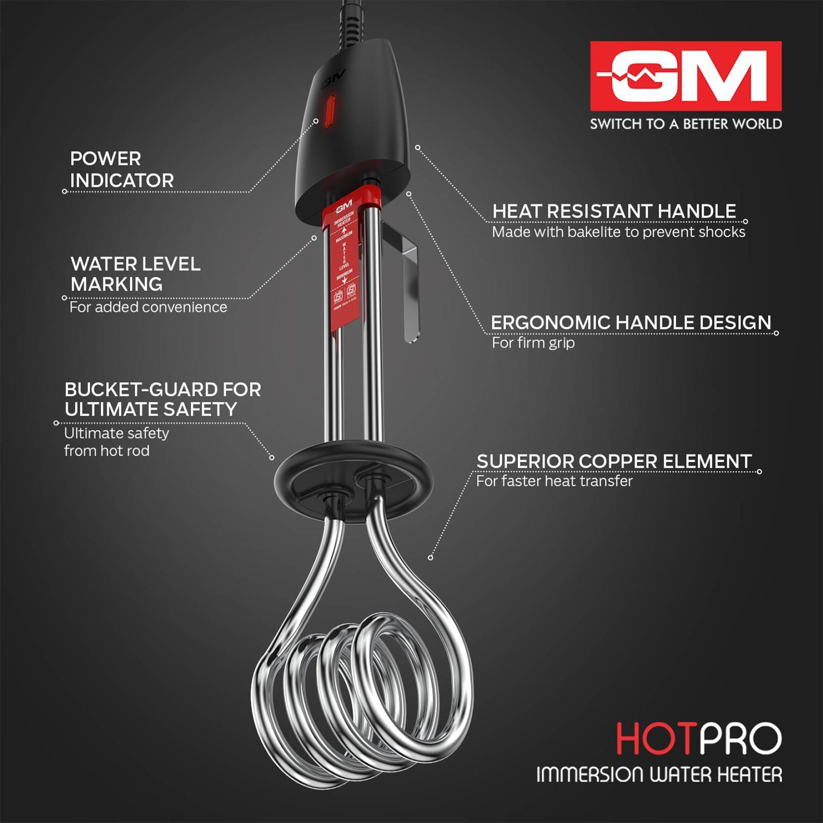 GM Immersion Rod (1000 Watts, IR10W01BABK21, Black)_3