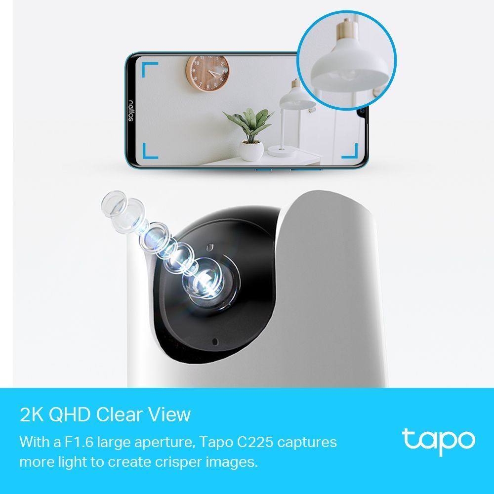 tp-link Tapo C225 Full HD Home Security Wi-Fi Camera (Smart Motion Tracking, White)_7