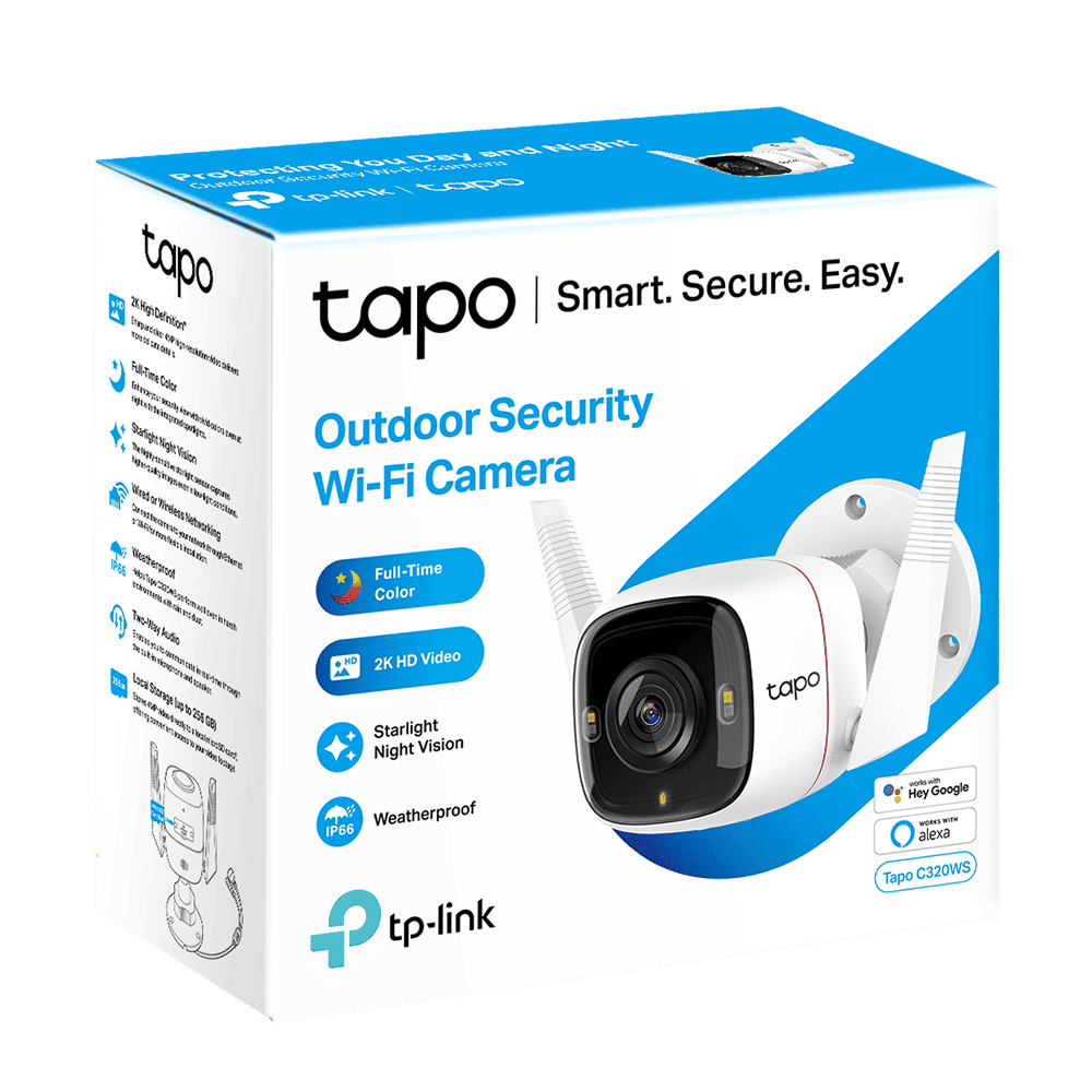 tp-link Tapo C320WS Outdoor CCTV Security Camera (IP66 Weatherproof, White) tp-link Tapo C320WS Outdoor CCTV Security Camera (IP66 Weatherproof, White)_3