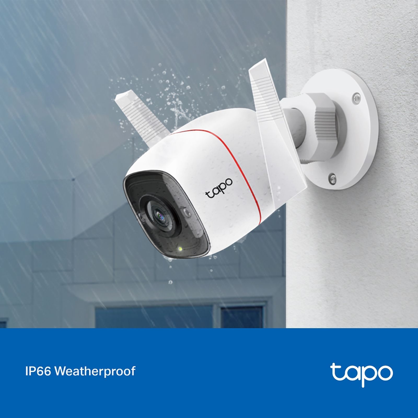 tp-link Tapo C310 Outdoor CCTV Security Camera (IP66 Weatherproof, White)_7