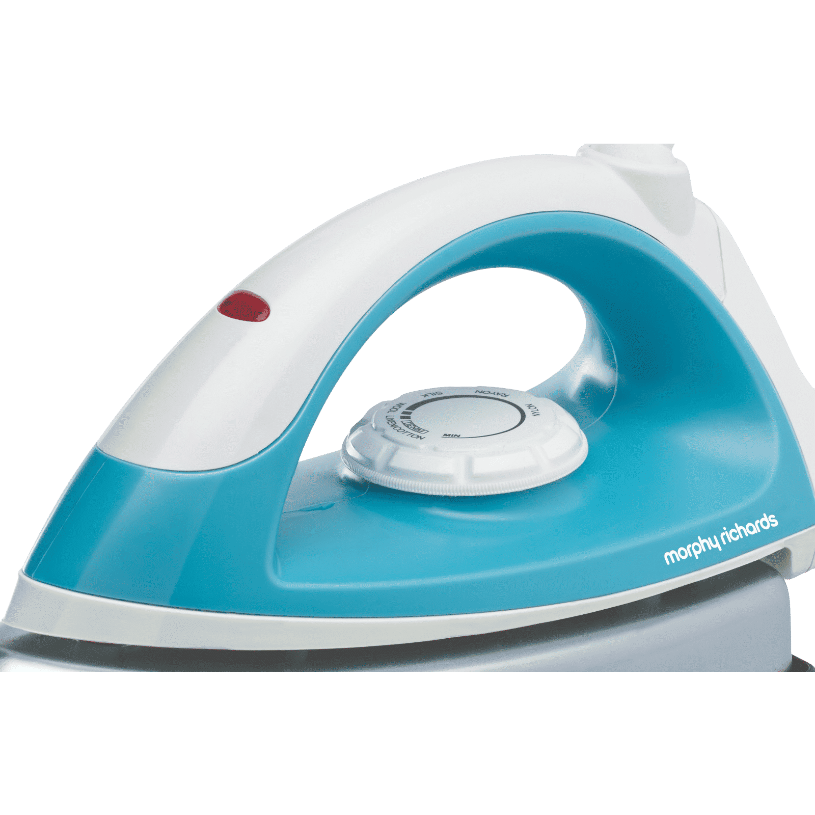 Morphy Richards Inspira 1000 Watts Dry Iron (Neon Indicator, White & Aqua) Morphy Richards Inspira 1000 Watts Dry Iron (Neon Indicator, White & Aqua)_4