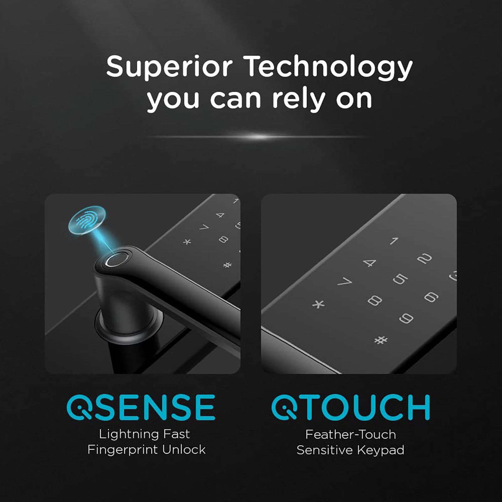 Qubo Smart Door Lock (Feather-Touch Keypad, OC- HLM04BL1, Black)_6