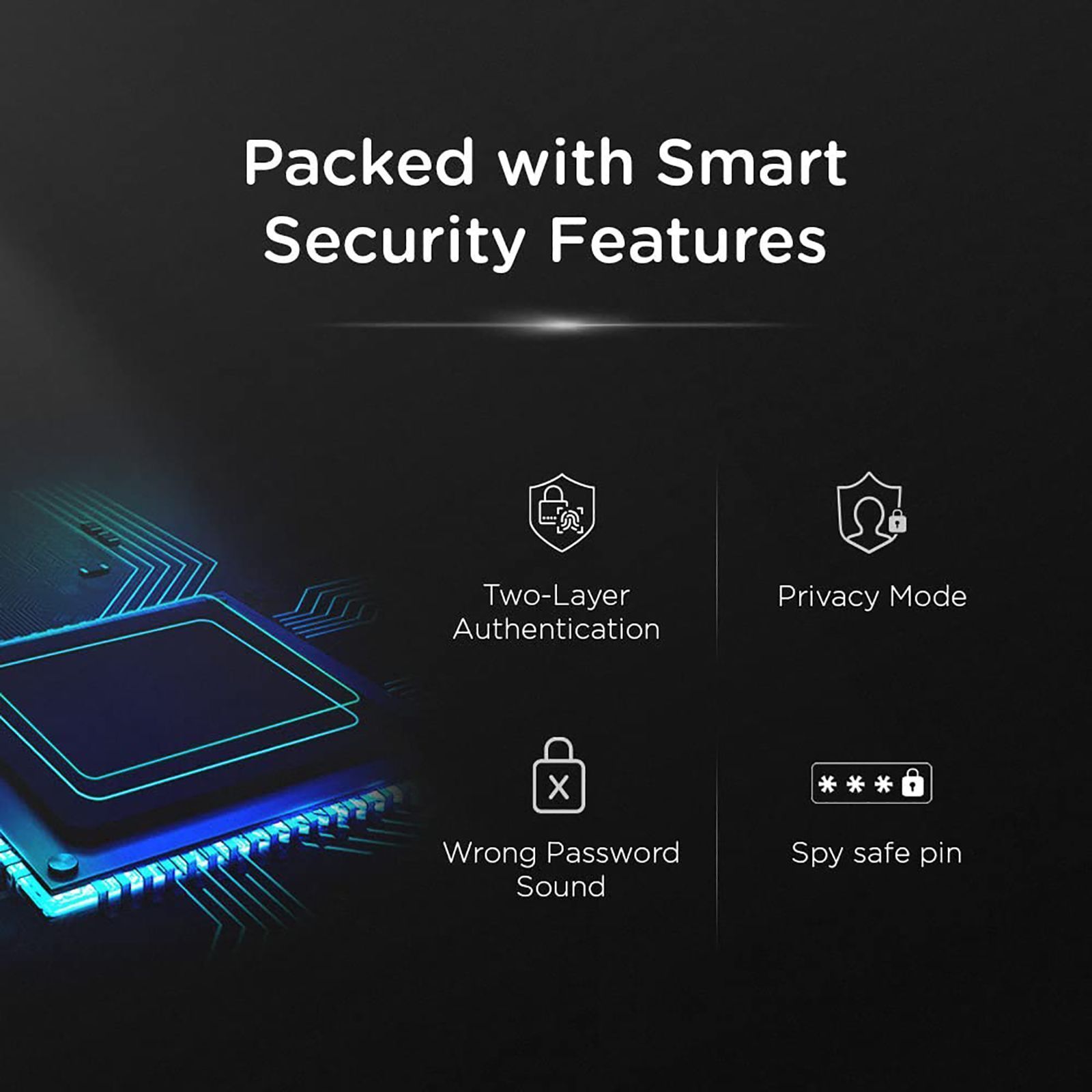 Qubo Smart Door Lock (Feather-Touch Keypad, OC- HLM04BL1, Black)_7