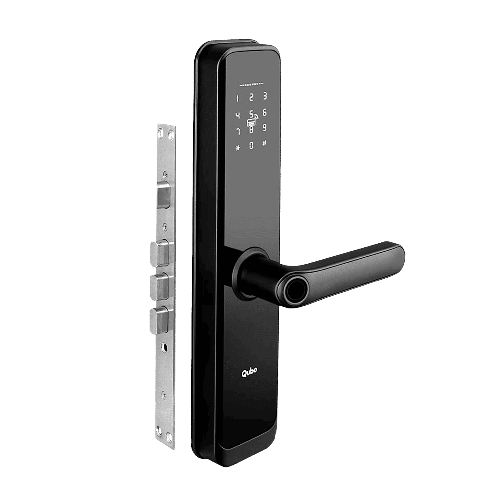 Qubo Smart Door Lock (Feather-Touch Keypad, OC- HLM04BL1, Black)_4