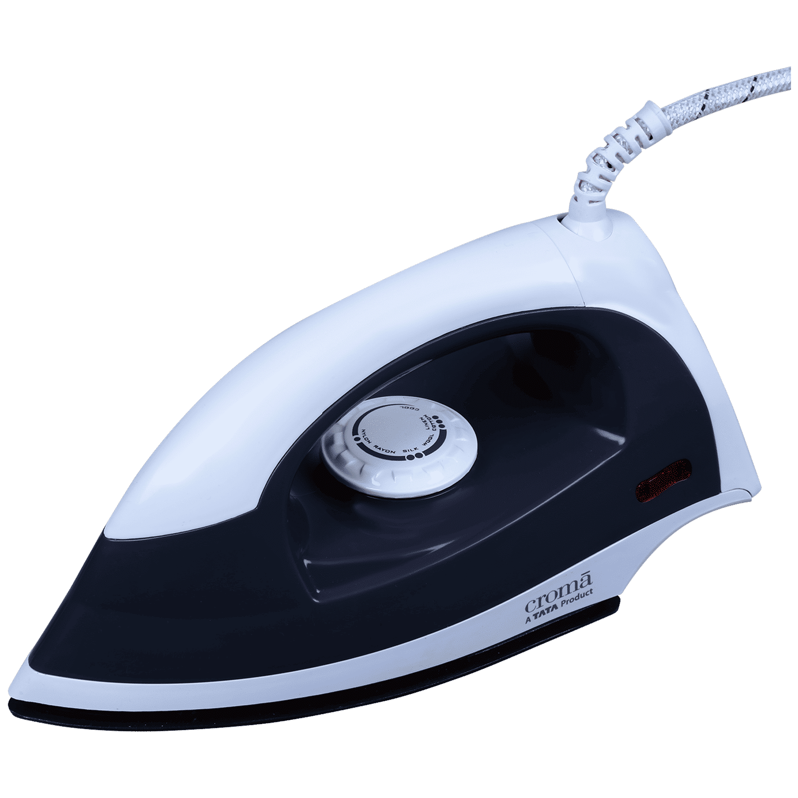 Croma 1100 Watts Dry Iron (Weilburger Dual Coat Soleplate, AV4415, White)_1