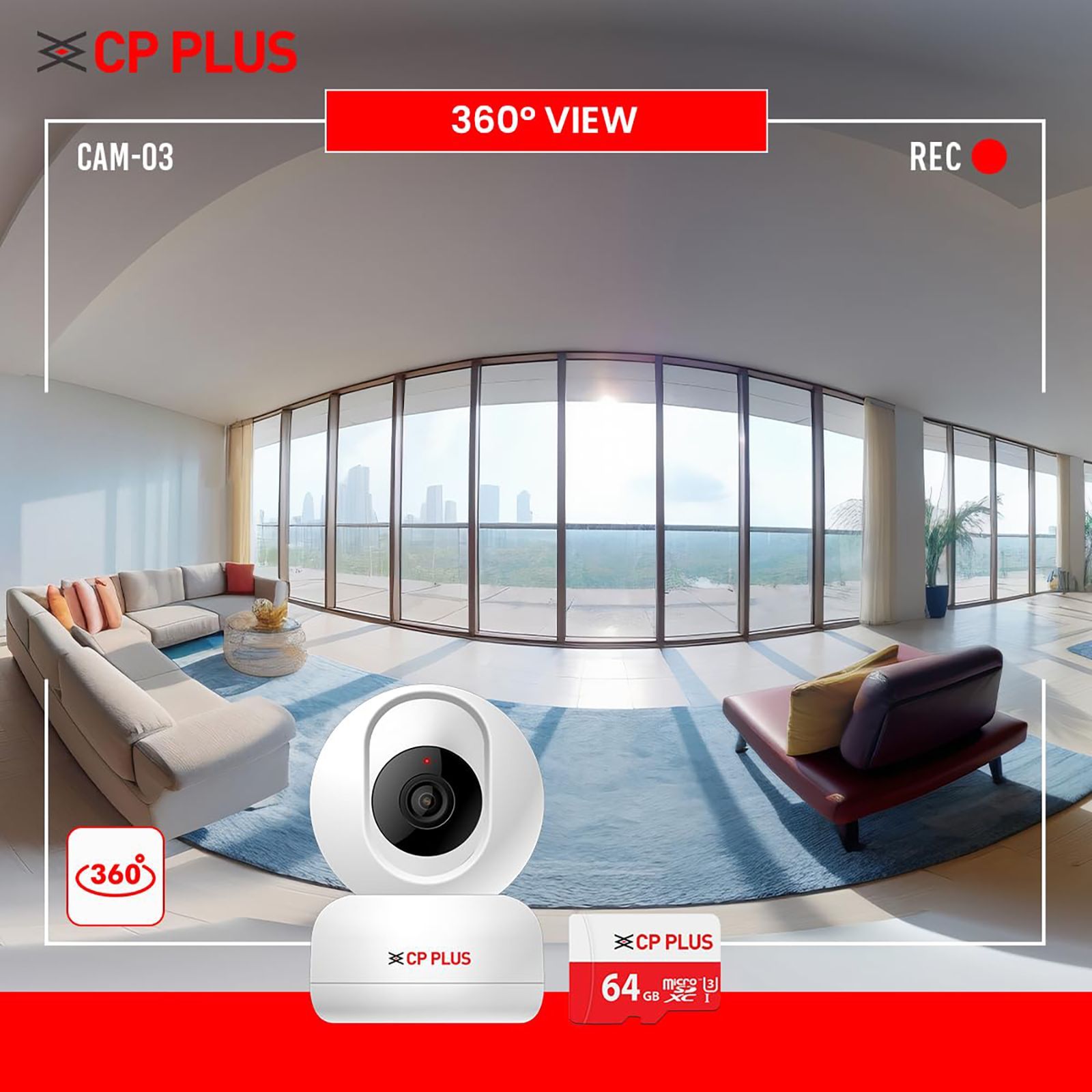 CP PLUS CP-E26AM Full HD WiFi Dome CCTV Security Camera (Two Way Audio, CP-E26AM, White) CP PLUS CP-E26AM Full HD WiFi Dome CCTV Security Camera (Two Way Audio, CP-E26AM, White)_8