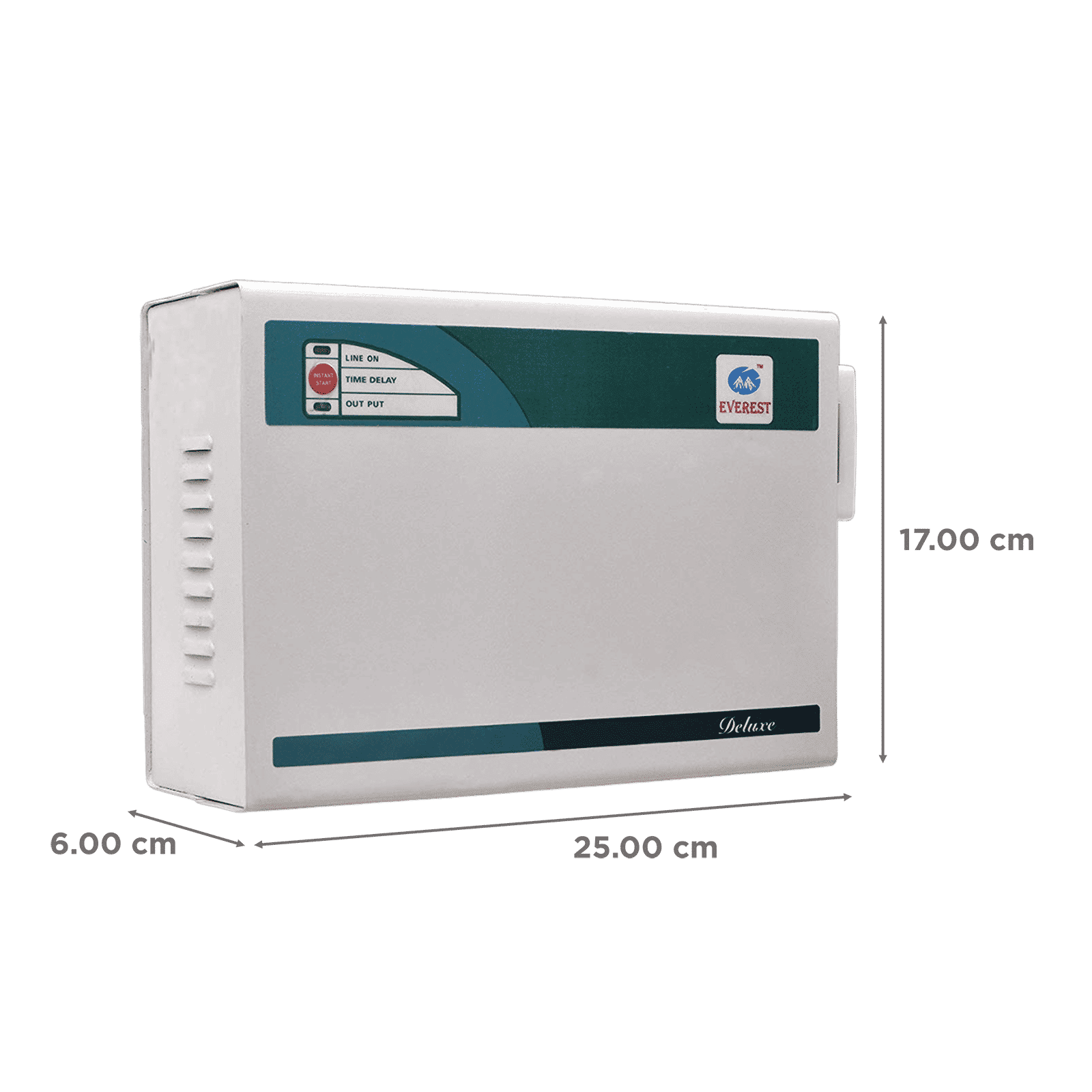 Everest EW 5 KVA DELUXE 10 Amps Voltage Stabilizer For Up to 2 Ton AC (170 - 270 V, Thermal Overload Protection, Grey)_2