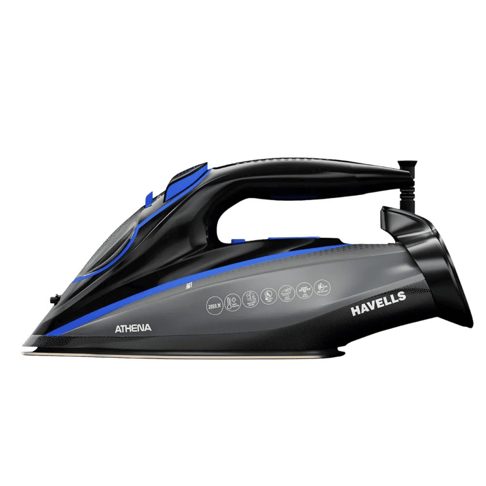 HAVELLS Athena 3000 Watts 320 ml  Steam Iron (Smart i-Sense, Black)_2
