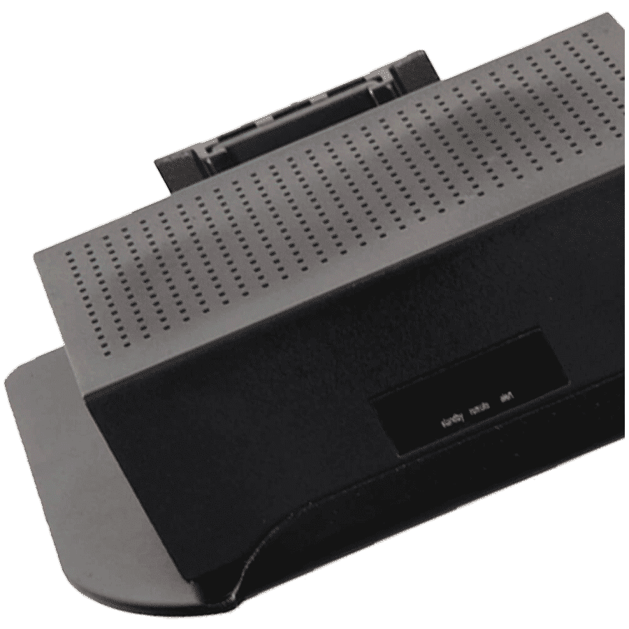 RD PLAST Wall Mount Set-Top Box Stand (RW 4010-2, Black)_5