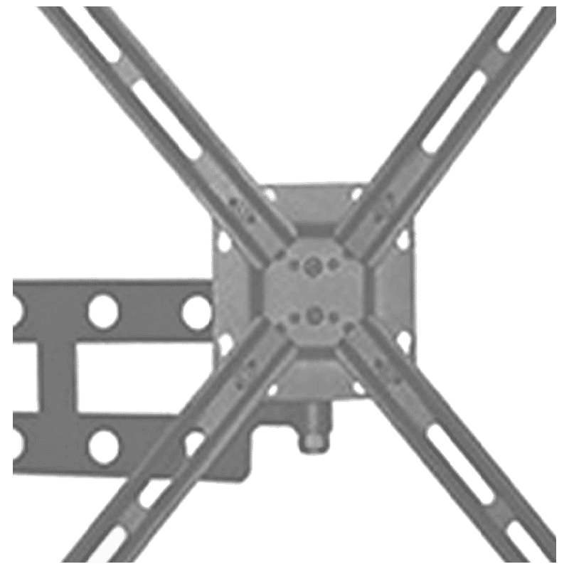 RD PLAST 65 inch Single Arm Wall Mount TV Stand (RW 9840-1, Black)_3