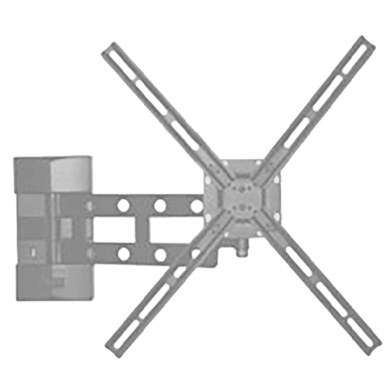 RD PLAST 65 inch Single Arm Wall Mount TV Stand (RW 9840-1, Black)_2