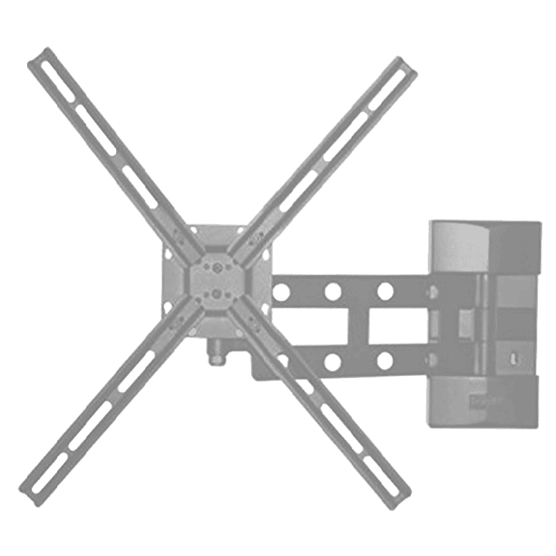 RD PLAST 65 inch Single Arm Wall Mount TV Stand (RW 9840-1, Black)_1