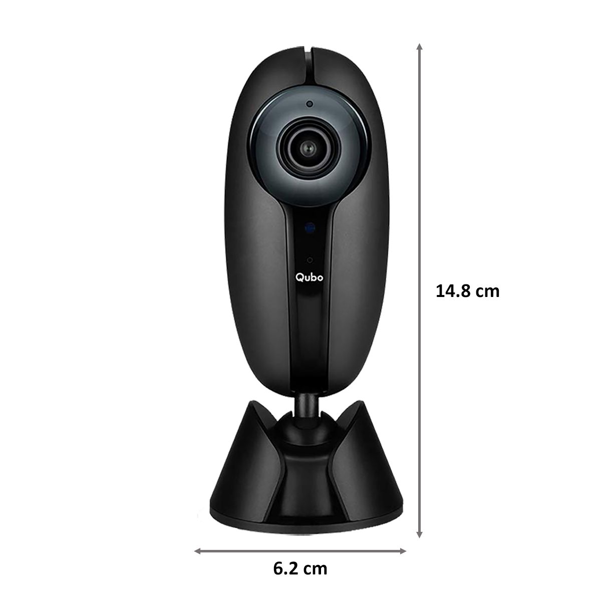 Qubo (Part of Hero Group) Smart Home CCTV Security Camera (Water Resistant, Alexa Enabled, HCM01, Black)_2