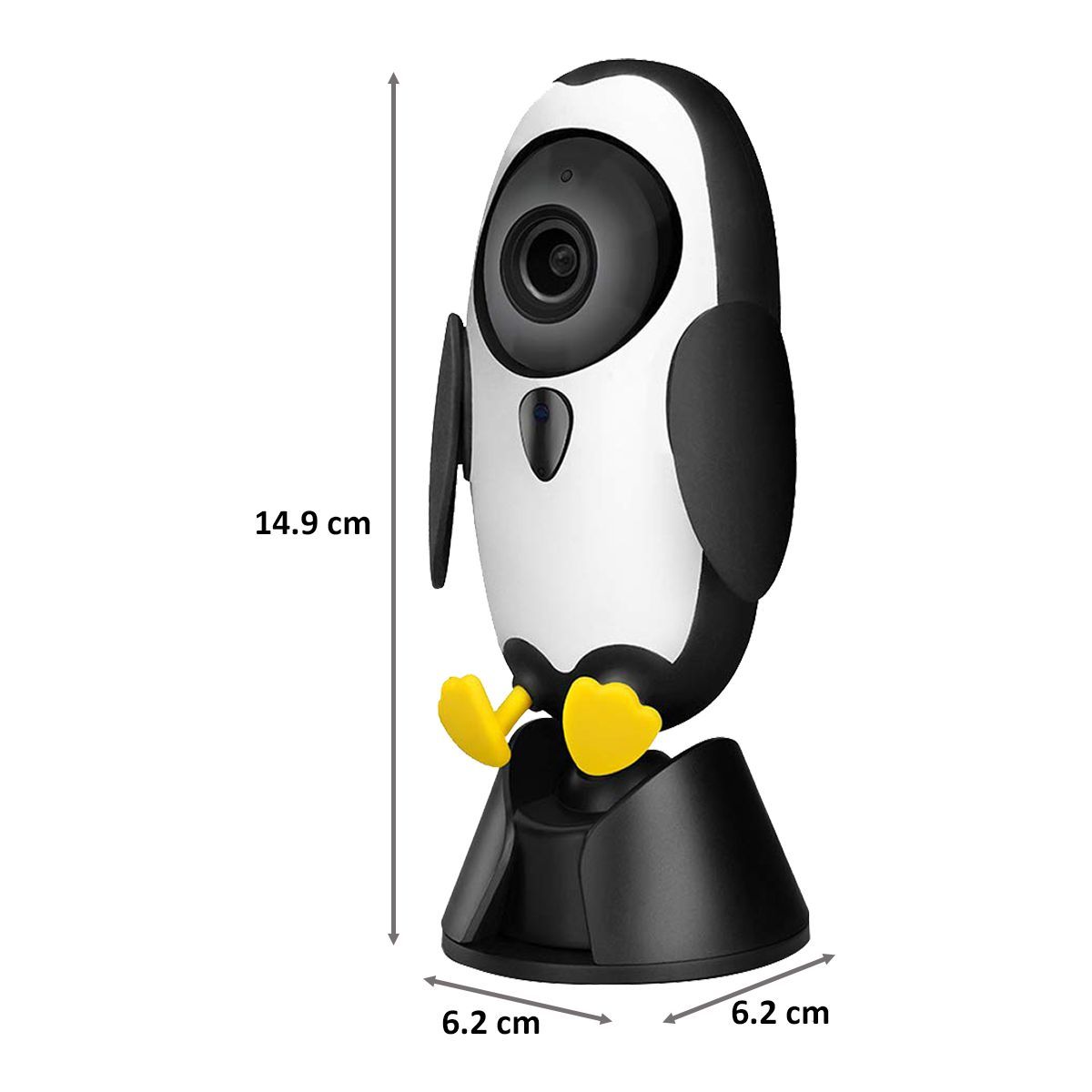 Qubo Baby Cam 1080p Full HD Wi-Fi CCTV Smart Baby Monitor (Alexa Supported, HCB01, White)_2