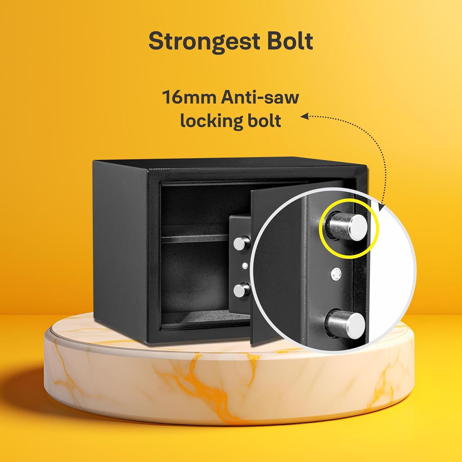 Yale 16.7 Litres Digital & Manual Safety Locker (1 Shelve, YSS/250/DB2, Black) Yale 16.7 Litres Digital & Manual Safety Locker (1 Shelve, YSS/250/DB2, Black)_12