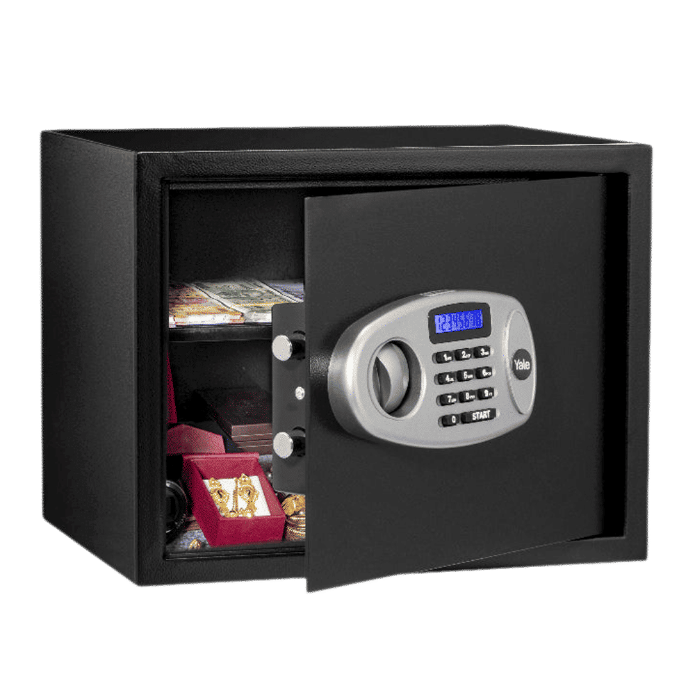 Yale 26.8 Litres Digital & Manual Safety Locker (1 Shelve, YSS/300/DB2, Black)_4