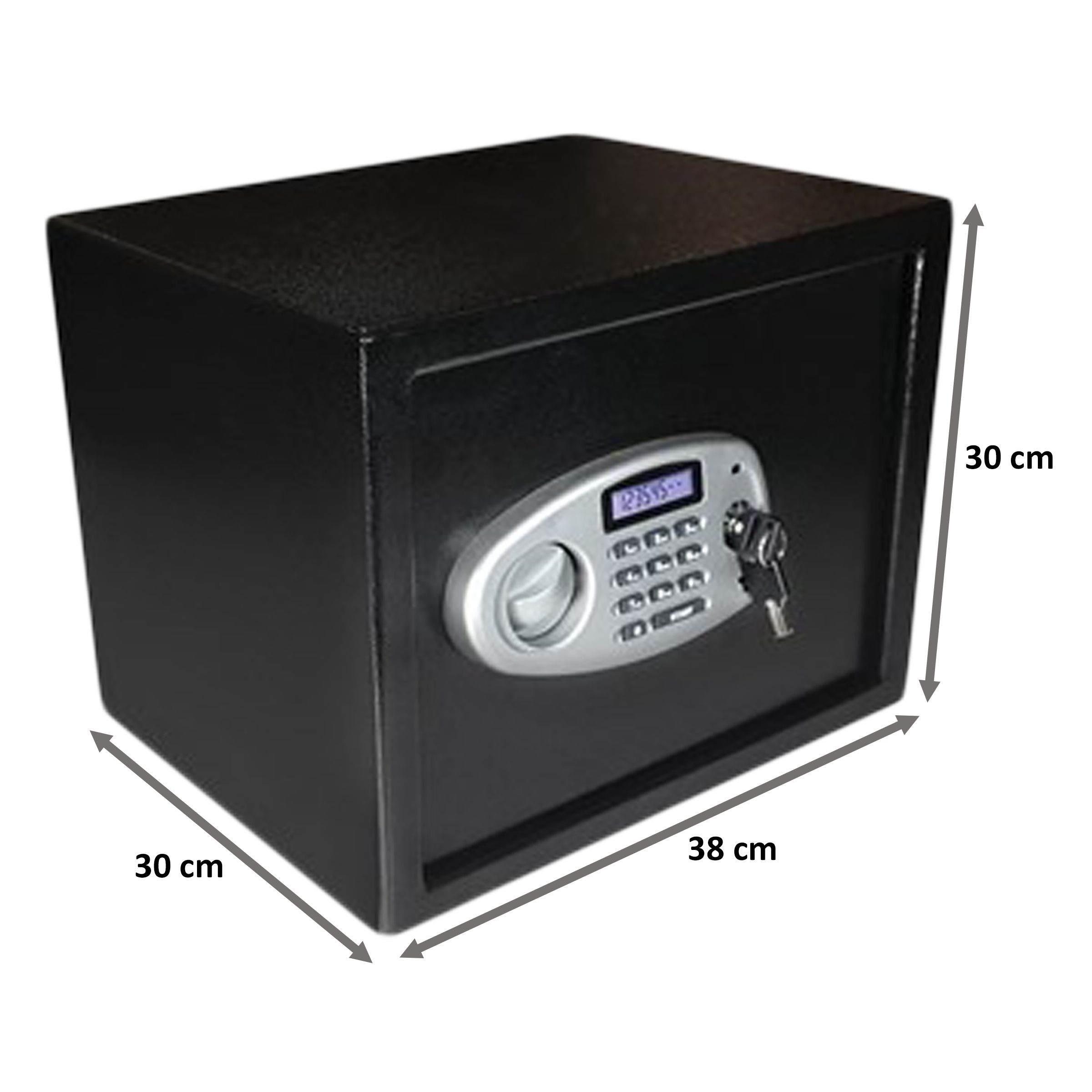 Yale 26.8 Litres Digital & Manual Safety Locker (1 Shelve, YSS/300/DB2, Black)_3