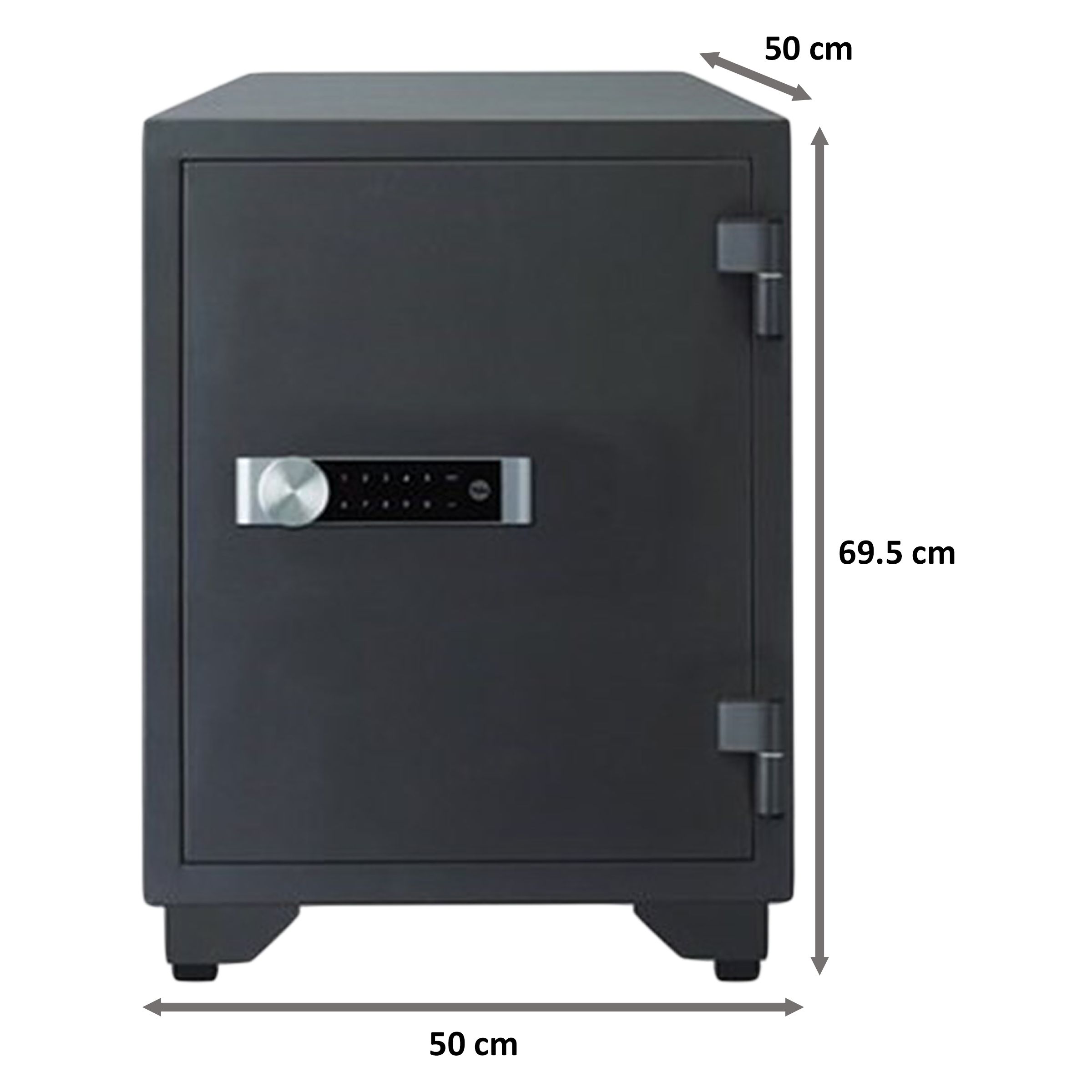 Yale 64 Litres Digital Safety Locker (1 Shelve, YFM/695/FG2, Black) Yale 64 Litres Digital Safety Locker (1 Shelve, YFM/695/FG2, Black)_3