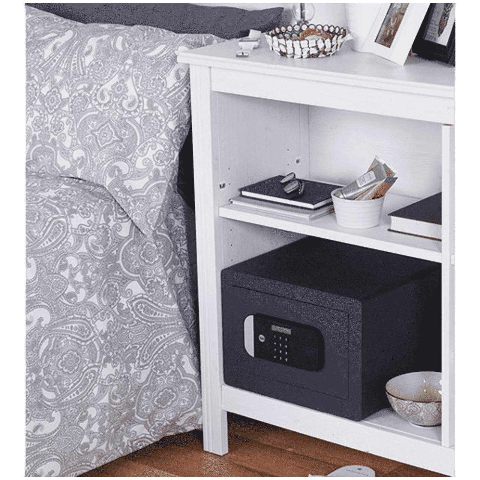 Yale 18.6 Litres Digital Safety Locker (1 Shelve, YSEM/250/EG1, Black) Yale 18.6 Litres Digital Safety Locker (1 Shelve, YSEM/250/EG1, Black)_6