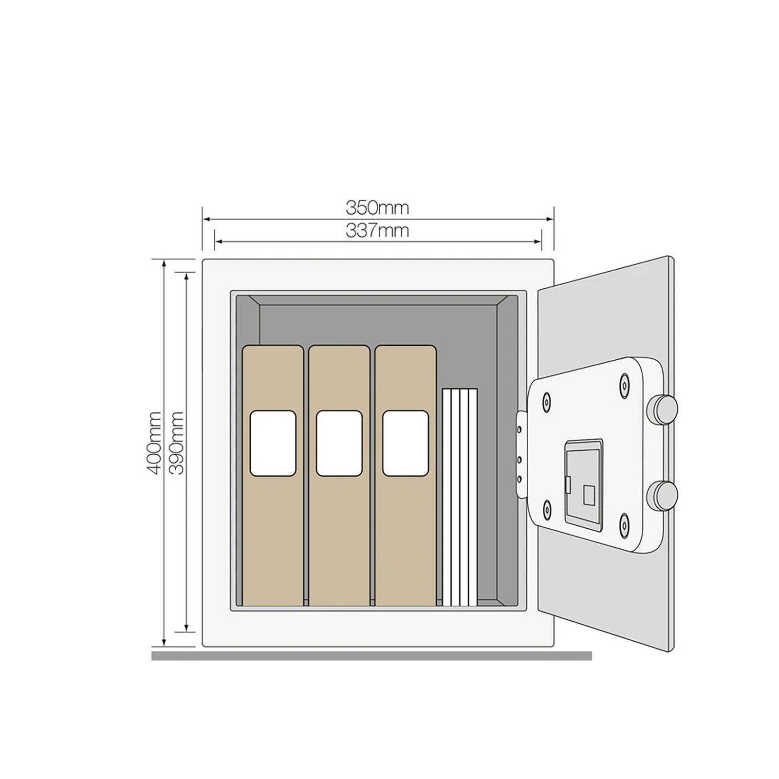 Yale 35.5 Litres Digital Safety Locker (1 Shelve, YSEM/400/EG1, Black) Yale 35.5 Litres Digital Safety Locker (1 Shelve, YSEM/400/EG1, Black)_8