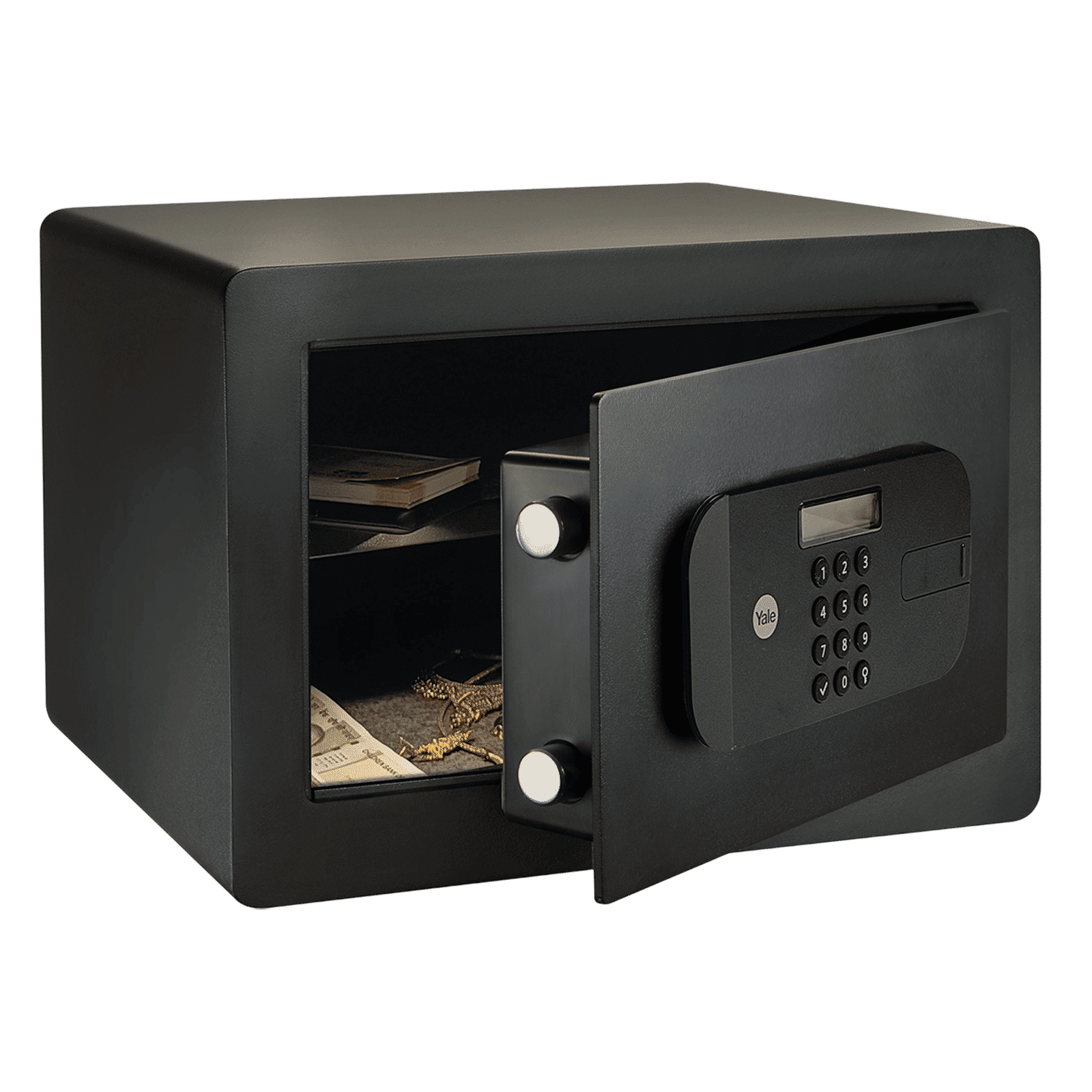 Yale 9.6 Litres Digital Safety Locker (1 Shelve, YSEB/200/EB1, Black) Yale 9.6 Litres Digital Safety Locker (1 Shelve, YSEB/200/EB1, Black)_4