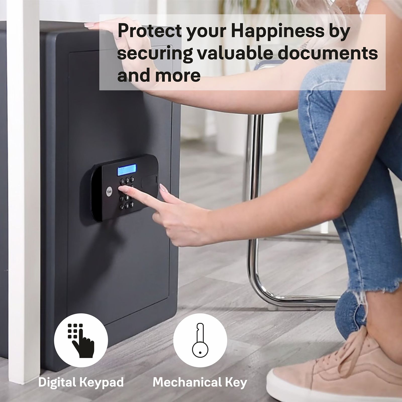 Yale 38.5 Litres Digital Safety Locker (1 Shelve, YSEB/400/EB1, Black) Yale 38.5 Litres Digital Safety Locker (1 Shelve, YSEB/400/EB1, Black)_12