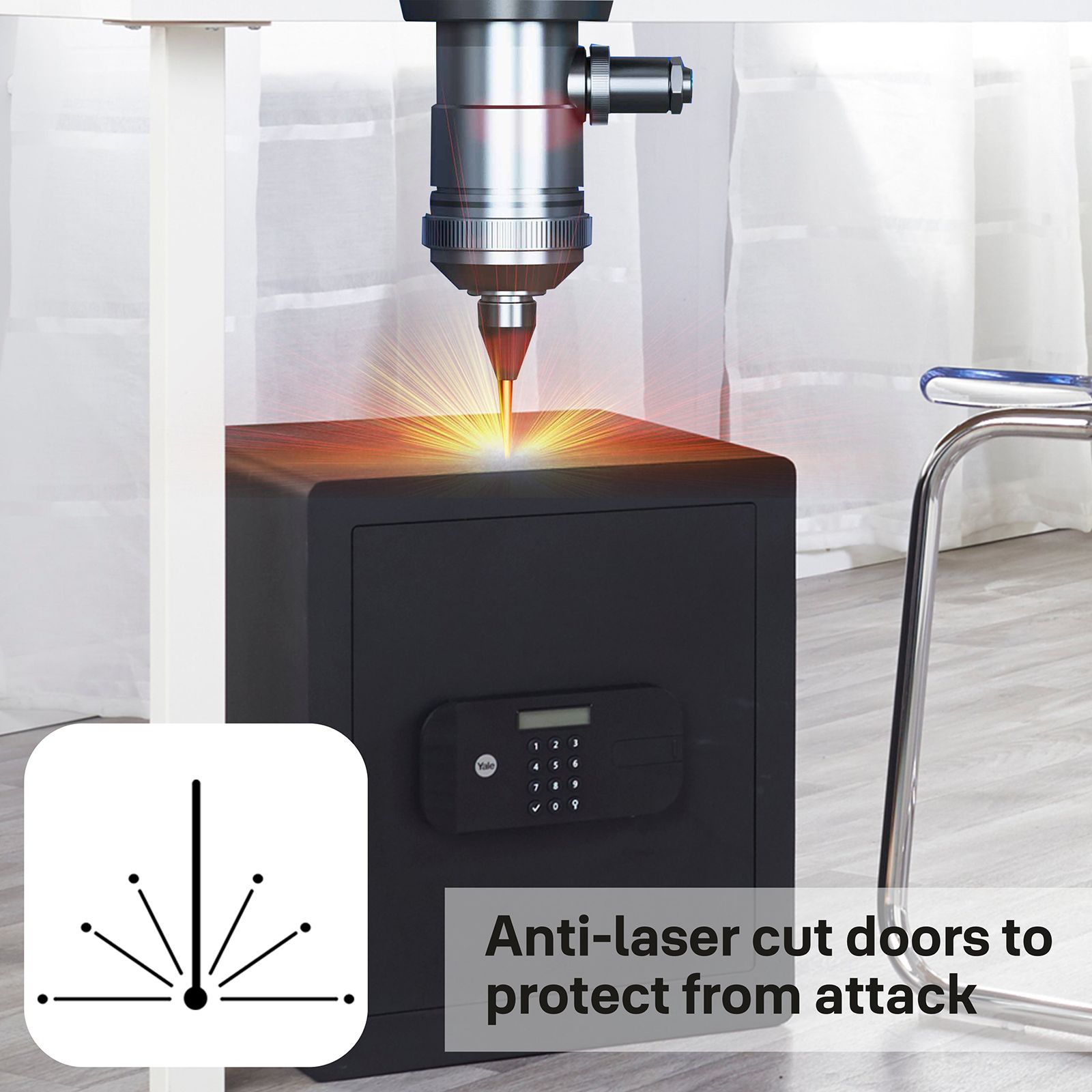 Yale 38.5 Litres Digital Safety Locker (1 Shelve, YSEB/400/EB1, Black) Yale 38.5 Litres Digital Safety Locker (1 Shelve, YSEB/400/EB1, Black)_13